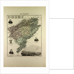 Map of Doubs by Anonymous
