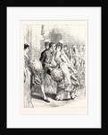 A Drawing-Room at Dublin Castle: The Lord Lieutenant Kissing a Débutante by Anonymous
