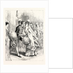 A Drawing-Room at Dublin Castle: The Lord Lieutenant Kissing a Débutante by Anonymous