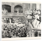 The Prince and Princess of Wales at the Opening of the Centenary Hall of the Royal Masonic Institution for Girls Battersea by Anonymous