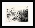 A Troop of Chasseurs Descend a Difficult Pass France by Anonymous
