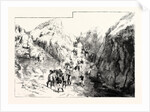 A Troop of Chasseurs Descend a Difficult Pass France by Anonymous