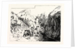 A Troop of Chasseurs Descend a Difficult Pass France by Anonymous