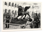 The Winged Lion of St. Mark Lying in the Piazzetta San Marco Venice Italy after Being Taken Down for Repairs by Anonymous