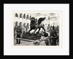 The Winged Lion of St. Mark Lying in the Piazzetta San Marco Venice Italy after Being Taken Down for Repairs by Anonymous