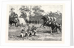 The Royal Military Tournament: The Victorian Rifles Practising at Windsor UK by Anonymous