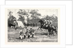 The Royal Military Tournament: The Victorian Rifles Practising at Windsor UK by Anonymous
