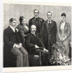 The Silver Wedding of the Duke and Duchess of Teck: Portrait Group of the Duke and His Family by Anonymous