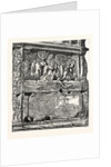 Frieze from the Arch of Titus. Rome Italy by Anonymous