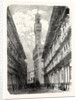 The Uffizi the Palazzo Vecchio and Statuary in the Piazza by Anonymous