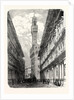 The Uffizi the Palazzo Vecchio and Statuary in the Piazza by Anonymous