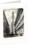 The Uffizi the Palazzo Vecchio and Statuary in the Piazza by Anonymous