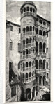 Staircase of the Fifteenth Century: Contarini Palace Venice by Anonymous