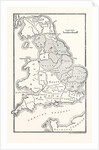 Map of England Showing the Anglo-Saxon Kingdoms and Danish Districts by Anonymous