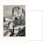 Procession of the Crusaders Round the Walls of Jerusalem by Anonymous