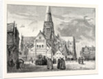 South-West View of Old St. Paul's Showing the Chapter-House London by Anonymous