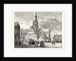 South-West View of Old St. Paul's Showing the Chapter-House London by Anonymous