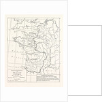 Map of the English Possessions in France (1189). by Anonymous