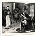 The Abbot of Arbroath Before King Edward by Anonymous