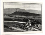 The Abbey Craig and Wallace Monument Near Stirling with the Ochil Hills. by Anonymous