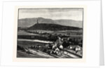 The Abbey Craig and Wallace Monument Near Stirling with the Ochil Hills. by Anonymous