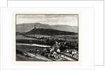 The Abbey Craig and Wallace Monument Near Stirling with the Ochil Hills. by Anonymous