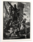 Black Agnes at the Siege of Dunbar Castle by Anonymous