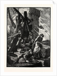 Black Agnes at the Siege of Dunbar Castle by Anonymous