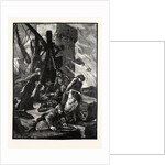 Black Agnes at the Siege of Dunbar Castle by Anonymous