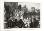 The Countess De Montfort Inciting the People of Rennes to Resist the French King by Anonymous