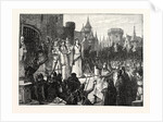 The Countess De Montfort Inciting the People of Rennes to Resist the French King by Anonymous