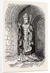 Costume of Bishop of the 14th Century. by Anonymous