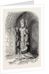 Costume of Bishop of the 14th Century. by Anonymous