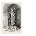 Costume of Bishop of the 14th Century. by Anonymous