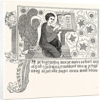 Facsimile of Part of the First Chapter of St. John's Gospel in Wycliffe's Bible by Anonymous