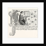 Facsimile of Part of the First Chapter of St. John's Gospel in Wycliffe's Bible by Anonymous