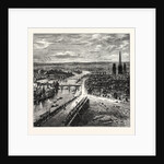 View of Rouen from St. Catherine's Hill. by Anonymous