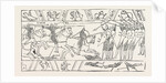 The Warriors of Hastings from the Bayeux Tapestry by Anonymous