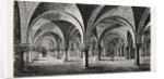 Norman Architecture Crypt of Canterbury Cathedral by Anonymous