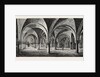 Norman Architecture Crypt of Canterbury Cathedral by Anonymous