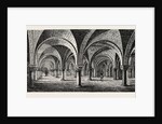 Norman Architecture Crypt of Canterbury Cathedral by Anonymous