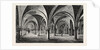 Norman Architecture Crypt of Canterbury Cathedral by Anonymous