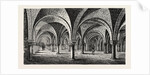 Norman Architecture Crypt of Canterbury Cathedral by Anonymous