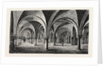 Norman Architecture Crypt of Canterbury Cathedral by Anonymous