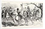 King John and His Retinue in the Forest. by Anonymous