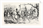 King John and His Retinue in the Forest. by Anonymous