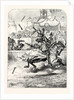 Fourteenth Century Chivalry Breaking a Lance in the Lists. by Anonymous