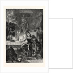 Edward the Black Prince Serves His Prisoner John of France. by Anonymous