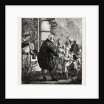 Old English Customs: Relieving the Poor at the Gate. by Anonymous