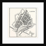 Edinburgh: Plan of Leith Showing the Eastern Fortifications. (Facsimile after Greenville Collins' Great Britain's Coasting Pilot London 1693.) by Anonymous